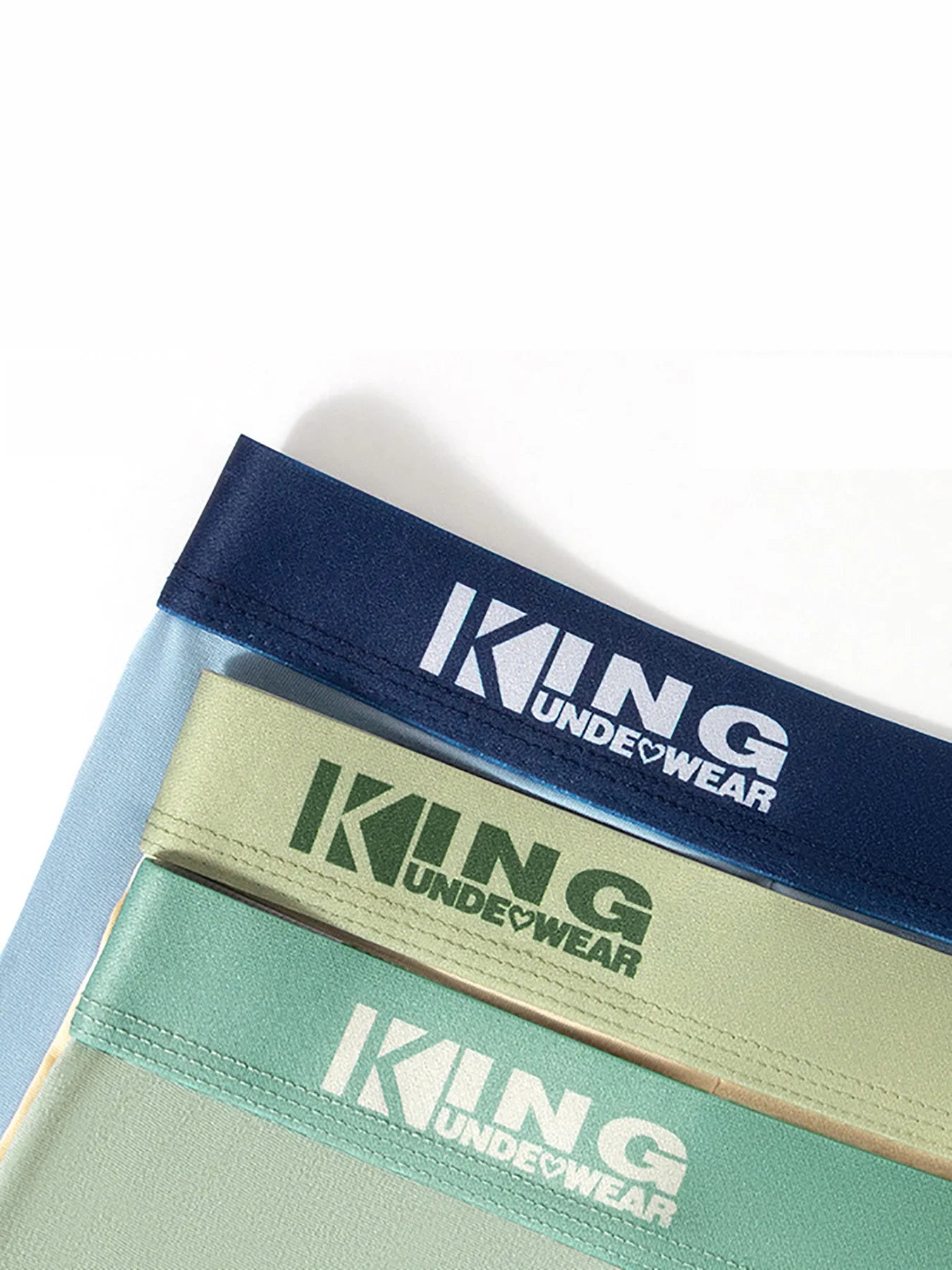 4 pieces of men's underwear - soft and breathable, straight-leg pants, loose and large size, men's four-cornered shorts